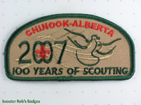 Chinook Alberta 100 Years of Scouting [AB 06-1a]